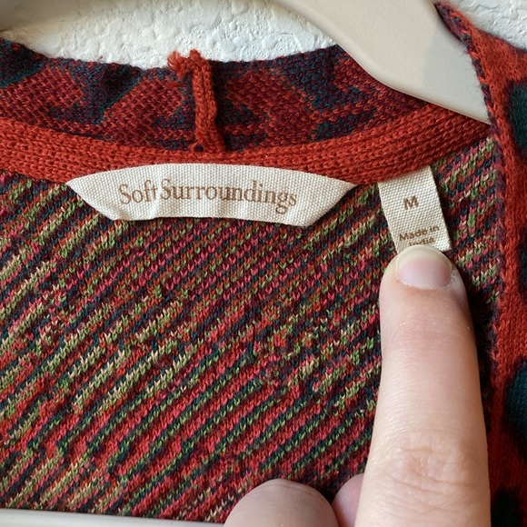 Soft Surroundings | Allyson cardigan in autumn floral - Picture 3 of 4